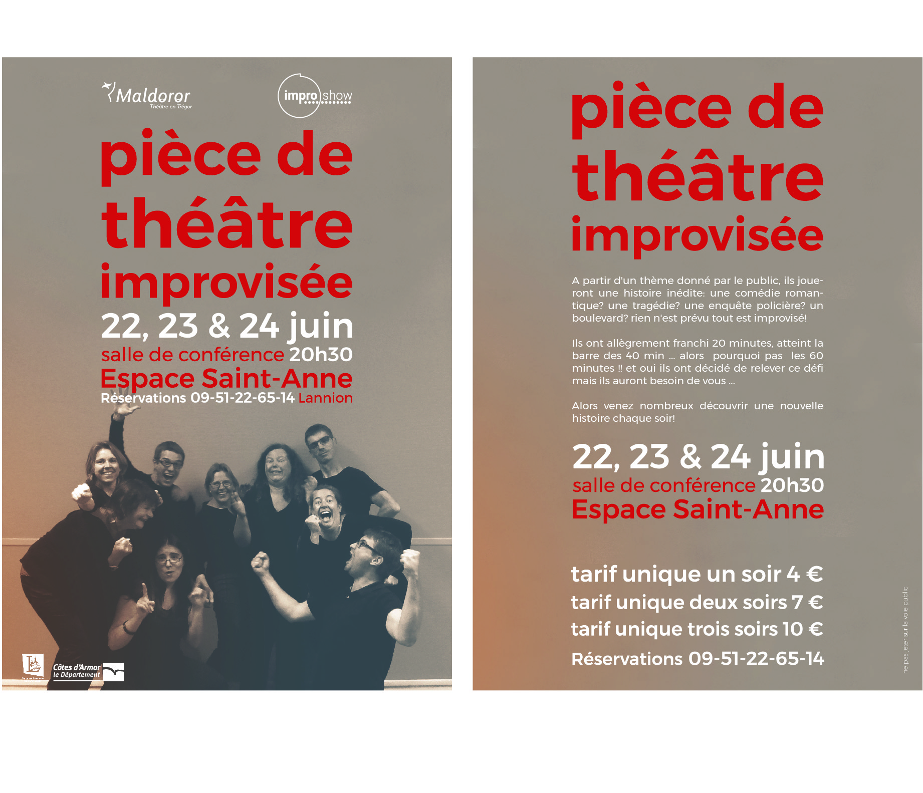 Pièce de théâtre improvisée