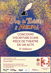 3° concours d´écriture de pièce de théâtre