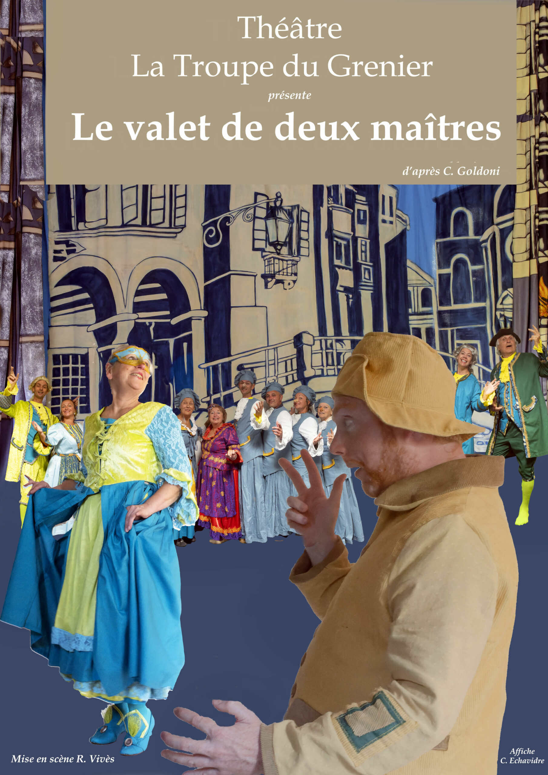 « Le valet de deux maîtres » - Par la troupe du grenier - Samedi 13 Avril au Sillon