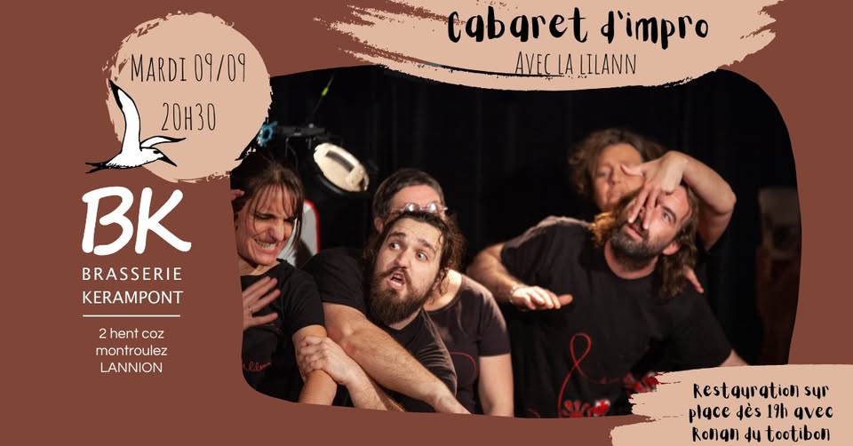 Cabaret d'impro à le BK le 9 septembre à 20h30