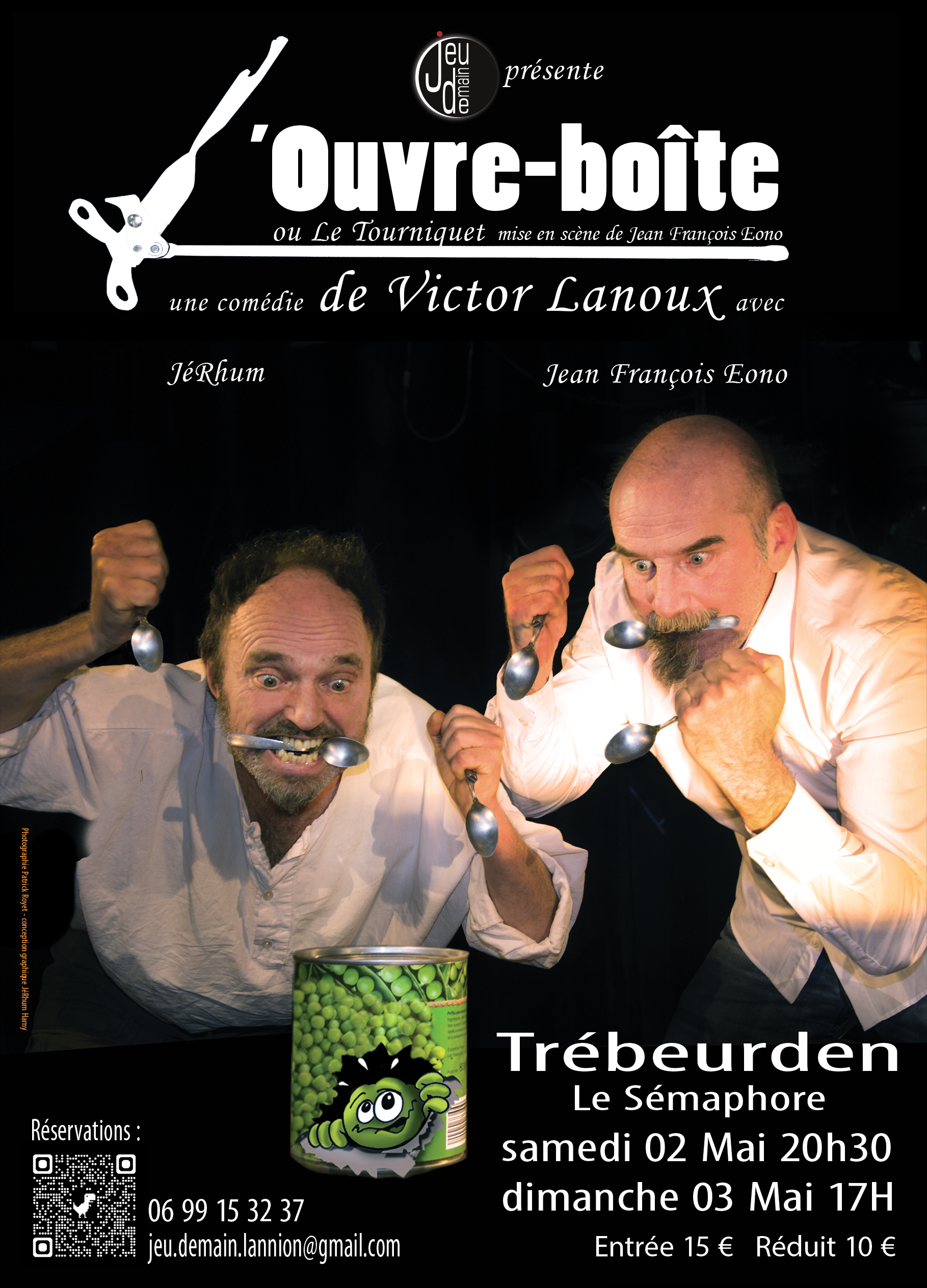 La Compagnie "Jeu demain" présente : L'Ouvre-boîte (ou Le Tourniquet) de Victor Lanoux