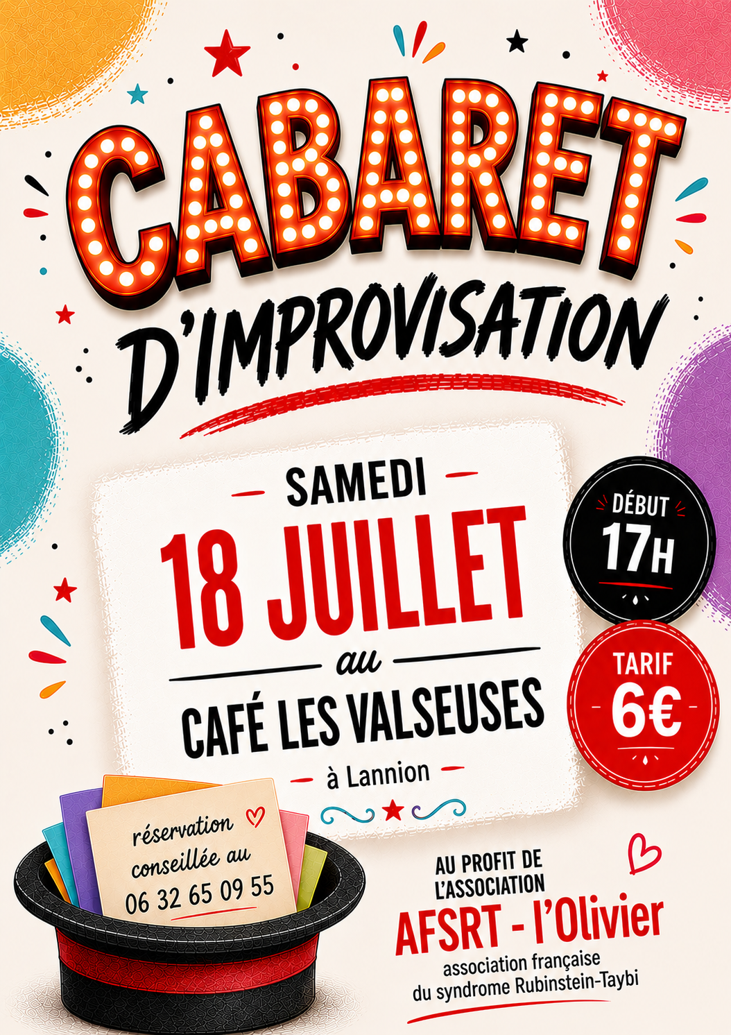 Cabaret d'Impro au profit de l'AFSRT